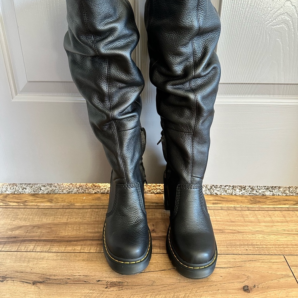 Dr. Martens Black Heeled Boots
